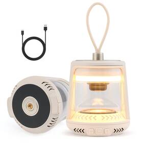 10001al Toolsempire Led Camping Lantern With 3 Light Color Flickering Rgb Mode Magnetic Base And