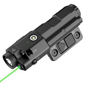 Tf-1143 Toughsoul Flashlight Laser Sight Combo Max 1600 Lumen Rechargeable Green Las