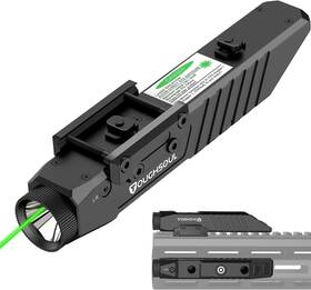 Tf1133n Toughsoul Tactical Flashlight Green Laser Sight Combo 1450 Lumen Picatinny Rail