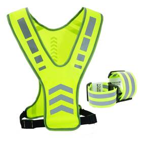 Cdggb-1660 Tourun Reflective Running Vest Gear With Pocket For Women Men Kids Safety Reflectiv