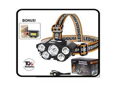 Townsend 796520921856 7 Led Usb Rechargeable Headlamp Waterproof High Lumen With Bonus
