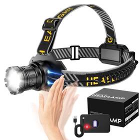 Tr-climbers2-001 Trebleray Rechargeable Led Headlamp 990000 Lumens Motion Sensor Head Lamp With 12