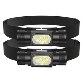 Trliradyn B0f2hpmkjn Headlamp Rechargeable 2600mah Hard Hat Light1800lm Forehead Led