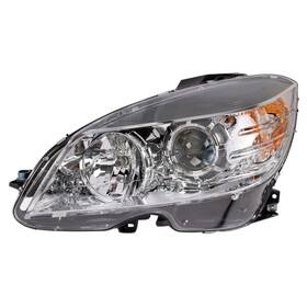 Hla88195 Trq Driver Side Headlight Assembly Halogen Chrome Bezel Compatible With 2008-