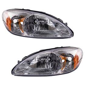 Hla95288 Trq 2 Piece Headlight Assembly Set Halogen Driver And Passenger Side Compatible