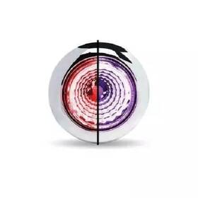 Tled-bx1rp Trux Accessories Mini Button Dual Revolution Red/purple Led With Reflector/silicone Locking Ring
