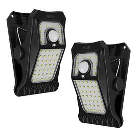 Tr008-90l Tryme 45leds Solar Lights Outdoor Clip Motion Sensor 3 Modes Mount Inch