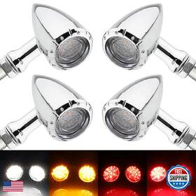 Tsung B0dg2ycmzs 4pcs Motorcycle Bullet Led Front Rear Turn Signal Light Smd Blinker