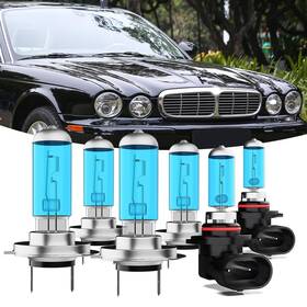 9006 Ttdbdan H7 Headlights Fit For Jaguar Xj8 1998-2003 Halogen Headlight Bulbs High Beam