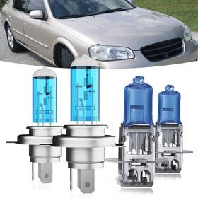 Ylh-1059-h4-h3 Ttdbdan Halogen Headlights Fit For Nissan Maxima 2000-2001 Headlight Bulbs 9003/h4/hb