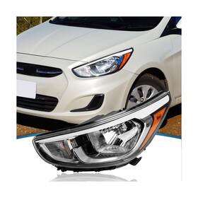 Tt-01-76001-us-l Ttun Auto Compatible With 2015-2017 Hyundai Accent Headlights Halogen Bulbs 921011