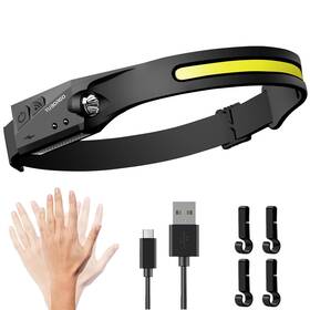 Td1000-1-us Tuborgo Led Headlamp Rechargeable Flashlight For Adults 230 Wide Beam Headlight Mo