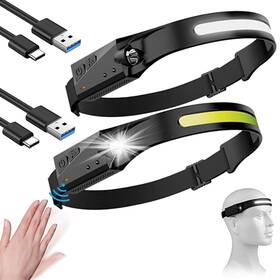 6072113-054-026 Tuccor Led Rechargeable Headlamp Adults Waterproof Strip Lamp Head 230 Wide