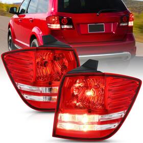 Tr-tl-jour09-20 Tusdar Halogen Type Tail Lights Assembly Replacement For 2009-2020 Dodge Journey Oe