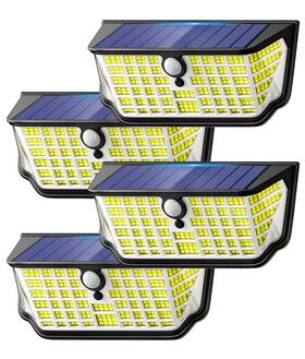 Tuyluxe Twl019 Solar Lights Outdoor Waterproof 4 Pack 300 Angle And 3 Lighting Modes Motio