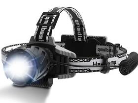 Hla001 Twowhl 600000 Lm Led Headlamp Super Bright Zoomable Sensor Hunting Head Lamp