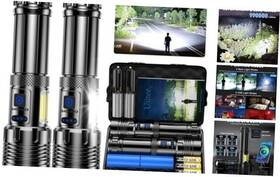 Us-u1670 Uiitee Flashlights High Lumens Rechargeable 2 Pack Led Flashlight 990000 Lumen
