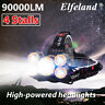 Ulj7371421 Led Headlamp Rechargeable Headlight Flashlight Torch Lamp Us