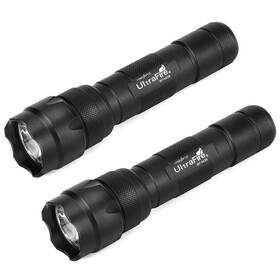 502b-g3-2 Ultrafire 2 Pack Mini Led Flashlight 1000 Lumens 5 Modes Small Tactical Flash
