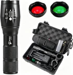Ultrafire 632016347642 A100 Tactical Flashlight 800 Lumens 5 Modes Led Zoomable Hunting F