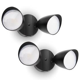 Ume 974280800954 2-packs 2500 Lumen 32 Watt 28 Led Dual-head Floodlight Outdoor Full Meta