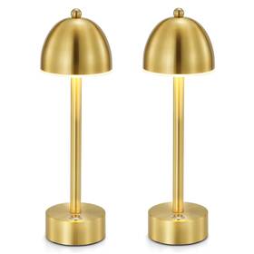 20625b2 Umexus Small Cordless Mushroom Lamp Set Of 2 5200mah Rechargeable Battery Op