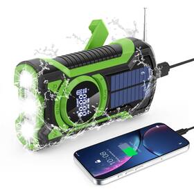 Ip65 Umutoo Em03 Emergency Radio Hand Crank Solar 5000mah Waterproof Dustproof... Fast Ship