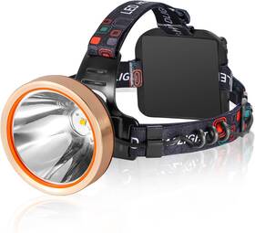 Underbrand 744110584691 Led Rechargeable Headlamp Waterproof Head Flashlight White Light