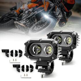 Z4f69zj02h1 Uni-shine Z4f 69 4 Inch Led Cube Pod Lights With Universal Clamp Bracket Off