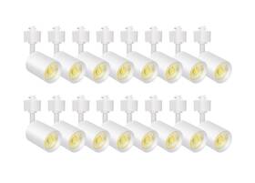 Itl10w3kw16 Vanoopee 16-pack 10w Dimmable Led Track Lighting Heads H Type Light Rep