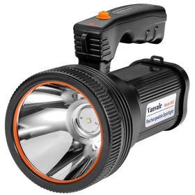 Vanvale 760701074747 Rechargeable Searchlight Handheld Led Tactical Flashlight With Handle Spotlig