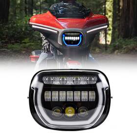 Vst-010101-015 Veisutor Led Headlights For Street Glide 24-25 Headlamp Front Light With High Bea