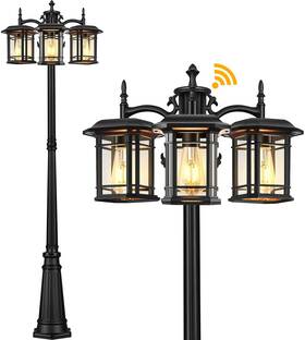 V86083k Vianis Outdoor Lamp Post Light - Triple-head Dusk To Dawn Waterproof Street