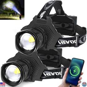 Ssss-1 Visit The Aikertec Store Bright 1080 Lumen Rechargeable Led Headlamp 5 Modes Waterproof 2-pack