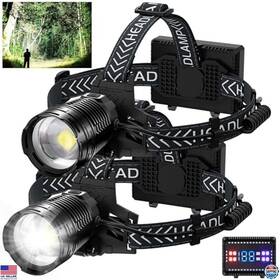 P70-160 Visit The Cinlinso Store Rechargeable 2-pack Led Headlamp 990 000 Lumens 4 Modes Waterproof Adjustable