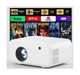 Visulapex 014679010499 Mini Projector With Wifi And Bluetooth - 2025 Upgraded 1080p Video... Fast Ship