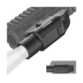 Vt-9077 Vitoinno 1500 Lumen Tactical Flashlight Is Compatiable With Picatinny Rail F... Fast Ship