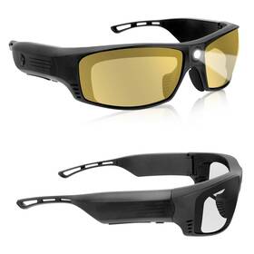 Viview 601968143749 Tinted Safety Glasses For Men And Women With Rechargeable Led Lights-high Lum