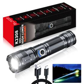 Vna-us-2308 Vnina Flashlights High Lumens Rechargeable Usb C Flash Light Super Bright Led Flas