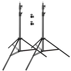 Jj-28m2t Vonov Heavy Duty Light Stand 9.5ft Aluminum Alloy Lights Spring Cushioned Ad