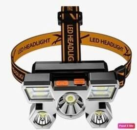 Vvshine 716449712762 Rechargeable Led Headlamp With 5-core Ultra Bright Lights And Adjustable Strap