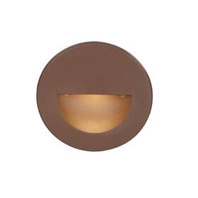 Wl-led300-c-bz Wac Lighting Landscape Ledme 120v Led Half-round Indoor And Outdoor Step