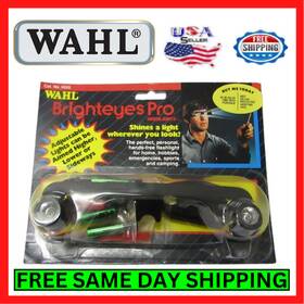 Wahl 043917652504 Brighteyes Pro Headlights Automatic Adjustable Sockets Fits With Glasses Kit