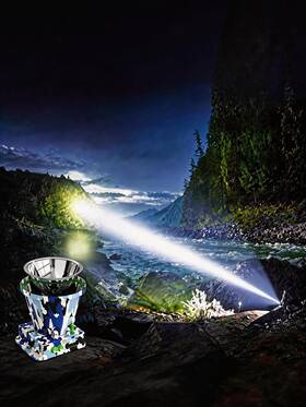 Wapentake 977198509940 Rechargeable Headlamp 1000 Lumens Super Bright Led Head Lamp With 3 Modes