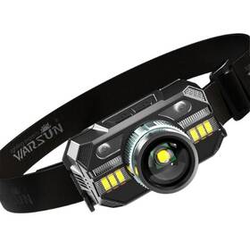 Wd09 Warsun Rechargeable Led Headlamp Motion Sensor Waterproof Red Light Flashlight