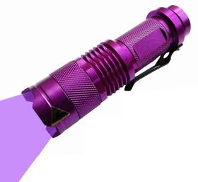 Sk-6uv Wayllshine 395 Nm Ultra Violet Uv Flashlight Blacklight High Power Led 3 Mode 10 Yard L