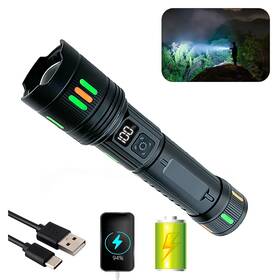 Dgl-ym-p5087 Wboxlizy Flashlights Rechargeable High Lumens Super Bright Flashlight Adjustable Tac