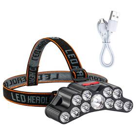 Td-1t Weejunki Headlamp Rechargeable 22000 High Lumen 11 Head Lights For Forehead Ipx5 Wat