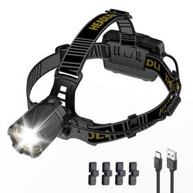 V137-s Weejunki 1 000 Lumens Rechargeable Headlamp 5 Modes And Ip68 Waterproof Head Lamp