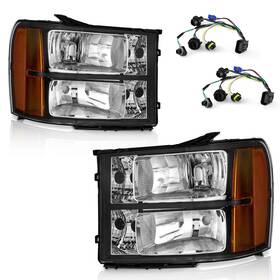 Gmsr-07 Weelmoto Headlights For 2007-2013 Sierra Headlight 07-13 Gmc 1500/07-14 Sie